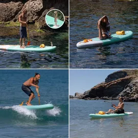 huiike Stand Up Paddling Board 305 x 84 x 15 cm grün