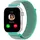 SaveFamily 40 mm BT Kunststoffgehäuse Weiß Textilarmband Mintgrün One Size