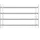 GAH Alberts Fenstergitter Secorino Style Ausziehbar galvanisch Blau verzinkt 600 x 1000-1500 mm
