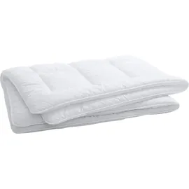 billerbeck Microfaserbettdecke BILLERBECK "Pamina Uno, Bettdecke in 135x200 cm, 155x220 cm, Sommer, Winter", weiß, B:135cm L:200cm, Bezug: 100% Polyester. Füllung: 100% Polyester, Bettdecken, Microfaserbettdecke, Kuschelige Microfaserdecke