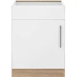 wiho Küchen Spülenschrank »Cali«, 60 cm breit, ohne Arbeitsplatte, weiß