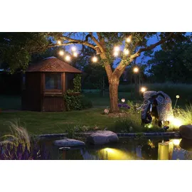 ChiliTec LED-Lichterkette Filament 13 m Schwarz