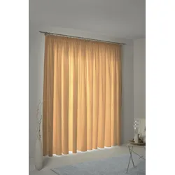 Vorhang ADAM "Urban Cactus" Gr. 3, gelb (curry), B:145cm H:225cm, Jacquard, Baumwolle (Bio-Baumwolle), Gardinen