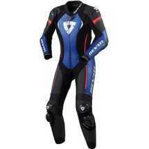 RevIt! Revit Xena 4 Perforierter Lederanzug - Black / Blue - 42