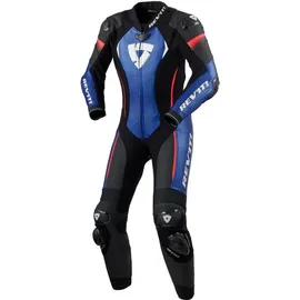 RevIt! Revit Xena 4 Perforierter Lederanzug - Black / Blue - 42