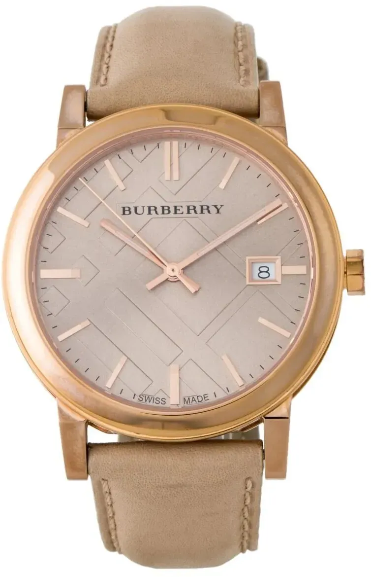 Burberry The City Damenuhr gold braun
