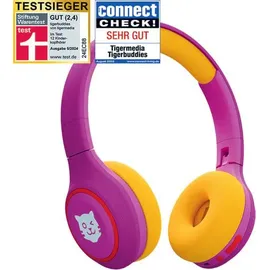 Tiger Media tigerbuddies Kinderkopfhörer Crazy Pink