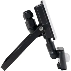 LUXULA LED Außenstrahler Aluminium 20 W 4000 K 2000 lm inkl. Bewegungsmelder schwarz