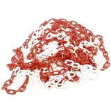 Perel Absperrkette rot/weiß 25 m x 6 mm