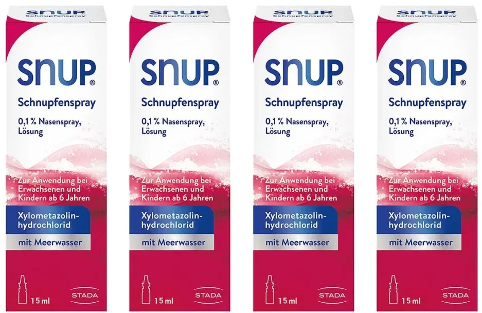 SNUP Nasenspray 0,1% 4er Pack