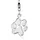 Elli Charm Katzenpfote Silber 925