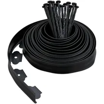 Relaxdays Rasenkante 29,50 m 30 schwarz