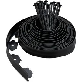 Relaxdays Rasenkante 29,50 m 30 schwarz