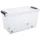 Plast Team Aufbewahrungsbox PROBOX mit Rollen 70 Liter transparent