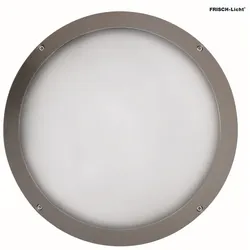 Frisch-Licht LED Außenwandleuchte Ø39,5cm, IP65, 24W, 4000K, 3000lm, rund, anthrazit FL-AL20303.3084