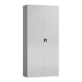 Classix Stahlschrank X-530350 lichtgrau 92,0 x 50,0 x 194,5 cm, aufgebaut