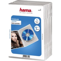 Hama 83895 DVD-Leerhülle 5 transparent