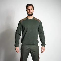 Pullover 500 grün GRÜN|ebenholzbraun M