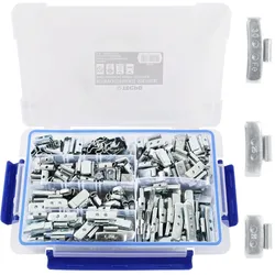 TECPO Auswuchtgewichte-Sortiment Stahlfelgen Schlaggewichte 225-tlg.