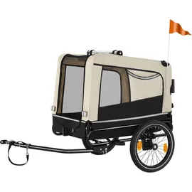 Tectake Hundeanhänger Beige 2018
