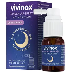 Vivinox Einschlaf-Spray mit Melatonin bei Einschlafstörungen 50 ml
