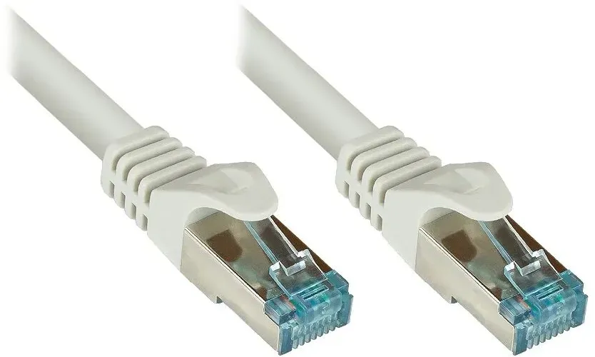 Alcasa 8064-H005 Netzwerkkabel Grau 0,5 m Cat6a S/FTP (S-STP)