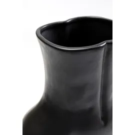 Kare Vase Donna schwarz, 40cm