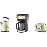 Westinghouse Retro Frühstücksset, Toaster Wasserkocher Kaffeemaschine
