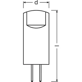 LEDVANCE LED PIN 20 320° P 1,5 W 827 klar G4