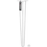 HOLZBRINK - Tischbeine aus Metall | Möbelfüße | Schreibtischbeine | Metallfüße | Perfekt für Zu Hause und Büro | Esstischbeine | HLT-13A-100-9016