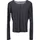 URBAN CLASSICS Ladies Exposed Seam Mesh Longsleeve Schwarz M