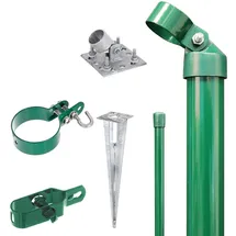 Eck-Set für Maschendrahtzaun 150 cm zA grün