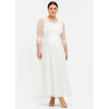 sheego Etuikleid Beige 46