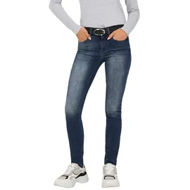 Only Blush Ankle Skinny Jeans in Blue Black-M-L34