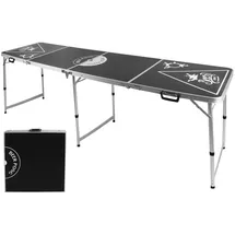 Spetebo Klapptisch Beer Pong Schwarz
