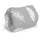 Amilian Stillkissen 22 x 20 cm Patchwork Grau