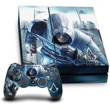 Head Case Designs Altaïr Versteckte Klinge Schluessel Kunst Vinyl Haut Gaming Aufkleber Abziehbild Abdeckung kompatibel mit Sony Playstation 4 PS4 Console and DualShock 4 Controller Bundle