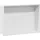vidaXL Duschnische Weiß 45 x 30 x 9,5 cm Edelstahl