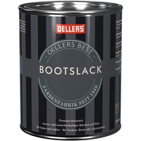 OELLERS Bootslack, 1 Liter, farblos seidenmatt, Yachtlack, Schiffslack, Möbellack, Treppenlack, Holzlack