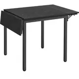 VASAGLE Esstisch für 2-4 Personen ebenholzschwarz-tintenschwarz