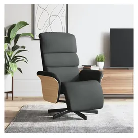 vidaXL Relaxsessel Dunkelgrau Stoff 83 x 104 x 83 cm Grau drehbar mit Fußteil