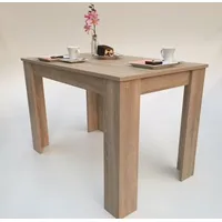 Möbelsd Esstisch Sonoma Eiche hell sägerau 110x70cm Küchentisch Made