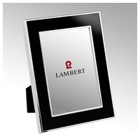 Lambert Bilderrahmen - silberfarben/schwarz - 17,7x22,7 cm - für 13x18 cm Bilder