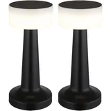 GLOBO Tischlampe Schwarz 2 St.