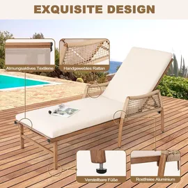 rolipo Sonnenliege 0 x 0 x 0 cm Beige
