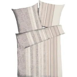 KAEPPEL Firenze Gestreift Beige 135 x 200 cm + 80 x 80 cm