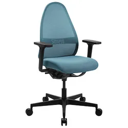 Topstar Bürostuhl Soft Sitness Art, SA50O2MX66 Stoff blau, Gestell schwarz