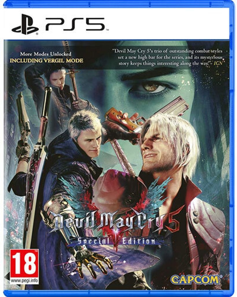 Capcom Devil May Cry 5 Special Edition, PlayStation 5, Multiplayer-Modus, M (Reif), Physische Medien