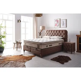 Bambi Comfizone Boxspringbett Set Comfort Balance Technology H2-H5 – 140 / 200 - Beige