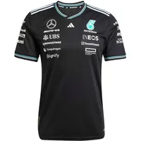 Adidas Herren Hemd MERCEDES - AMG PETRONAS FORMULA, BLACK/WHITE,